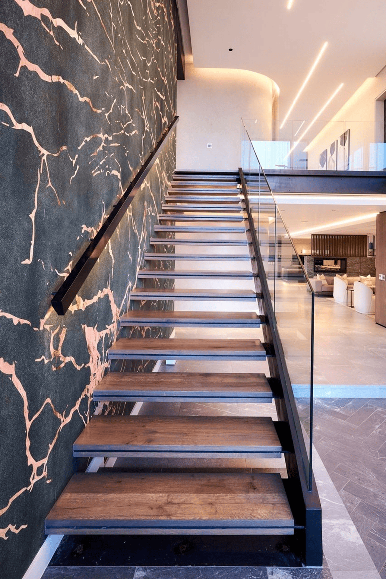 staircase wall design ideas