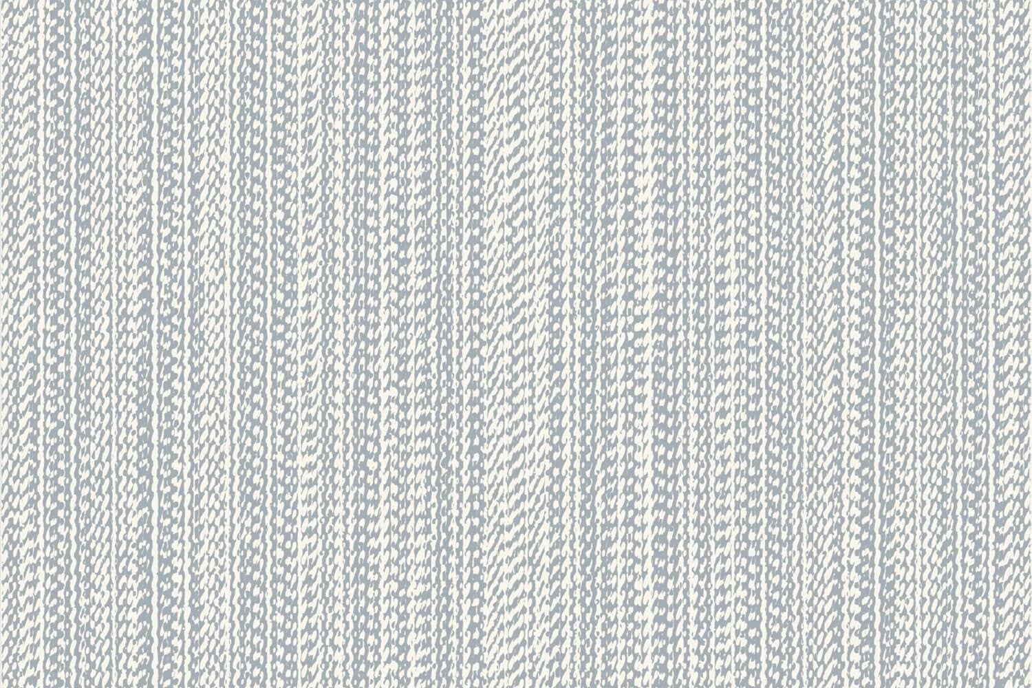 Light grey and white wallpaper featuring a knitted pattern with vertical rows of interlocking stitches, creating a soft, cozy texture. Pattern resembles textile material, ideal for searching knitted or fabric-inspired wallpaper designs.