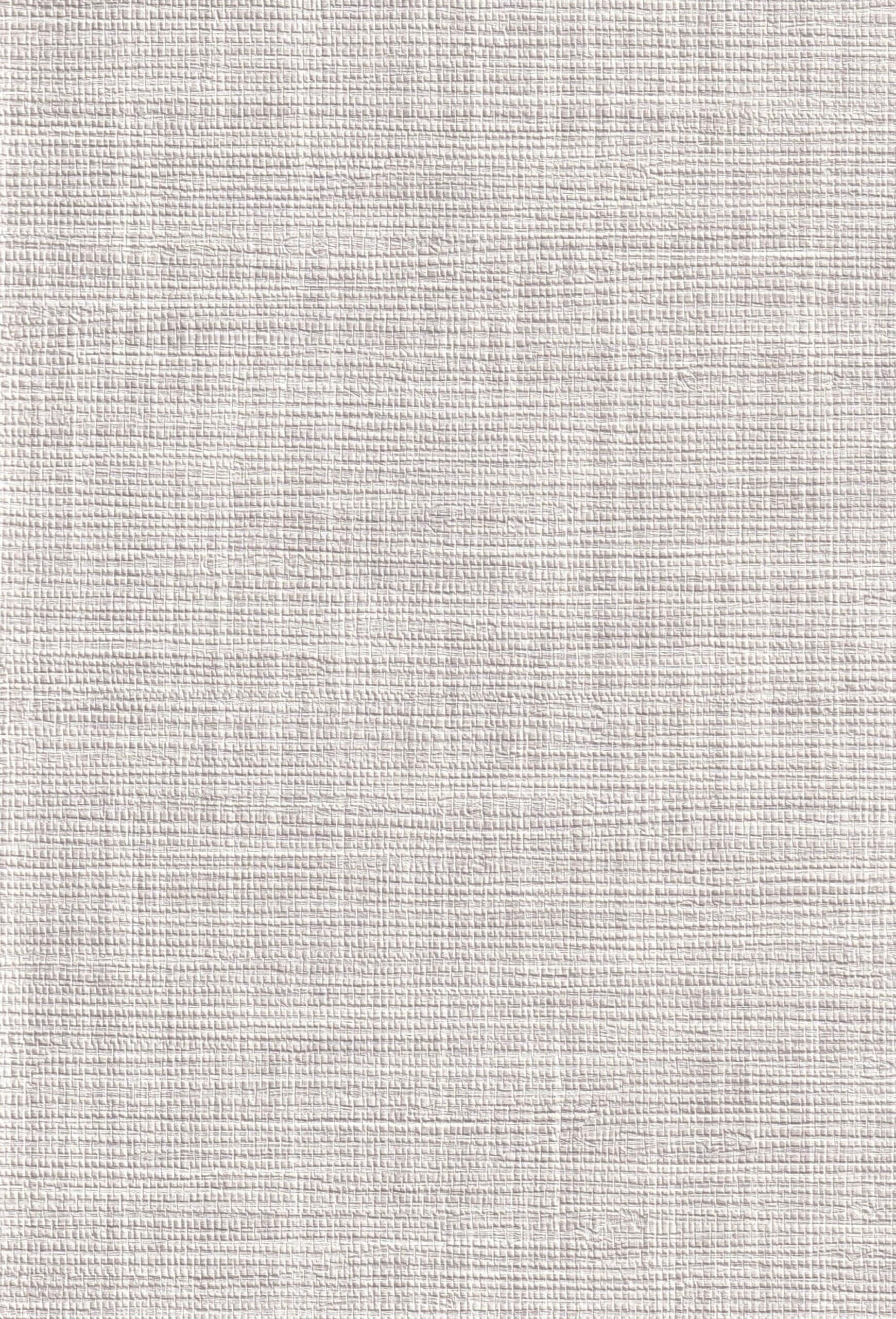 Light beige wallpaper with a subtle grid pattern, featuring a crisscross of horizontal and vertical lines for a woven linen look. Soft, slightly textured surface.