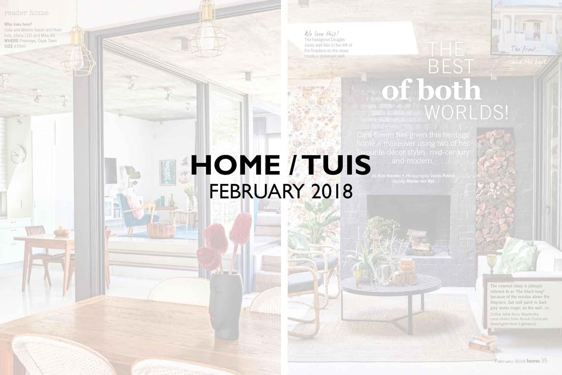 **HOME / TUIS FEBRUARY 2018**

Discover the charm of our feature wallpaper:
- **Elegant botanical patterns**
- **Lush greenery hues**
- **Touches of earthy browns**
- **Soft beige background**
