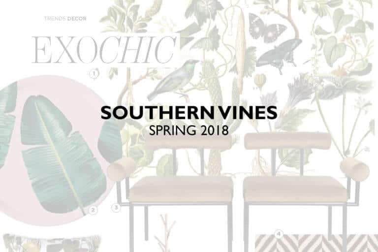 The wallpaper features an assortment of tropical leaves and plants, showcasing various shades of green, punctuated by hints of yellow and deep purple accents. Elements include large monstera leaves, elegant ferns, palm fronds, and delicate flower petals. The overall design exudes a lush and vibrant botanical feel.