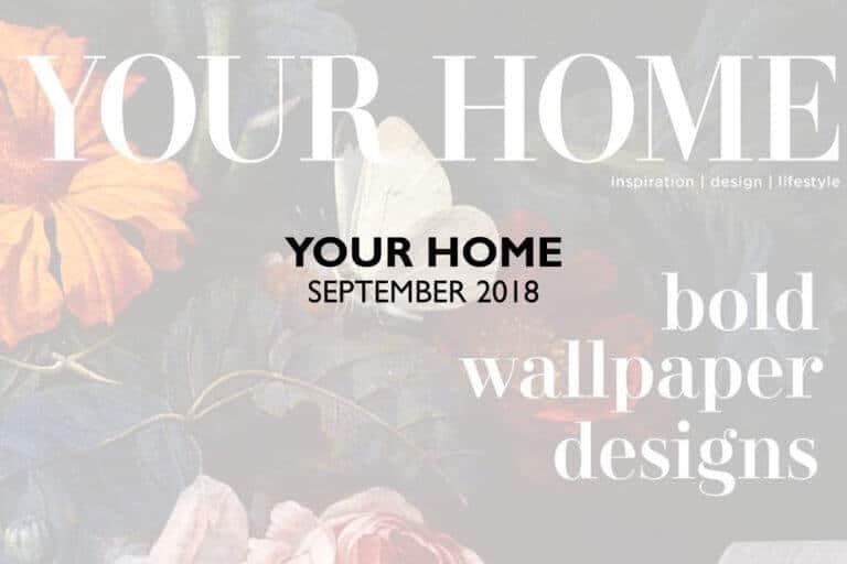 **YOUR HOME**
*September 2018*

# Bold Wallpaper Designs

Dive into the dark allure of floral patterns. Featuring rich hues of deep navy, emerald green, and burgundy with accents of gold. Enhanced by intricate botanical details to inspire your home's transformation.

### Topics Inside:
- Wallpaper Inspiration
- Design Trends
- Lifestyle Tips

Discover how bold wallpaper can redefine any space with elegance and drama.