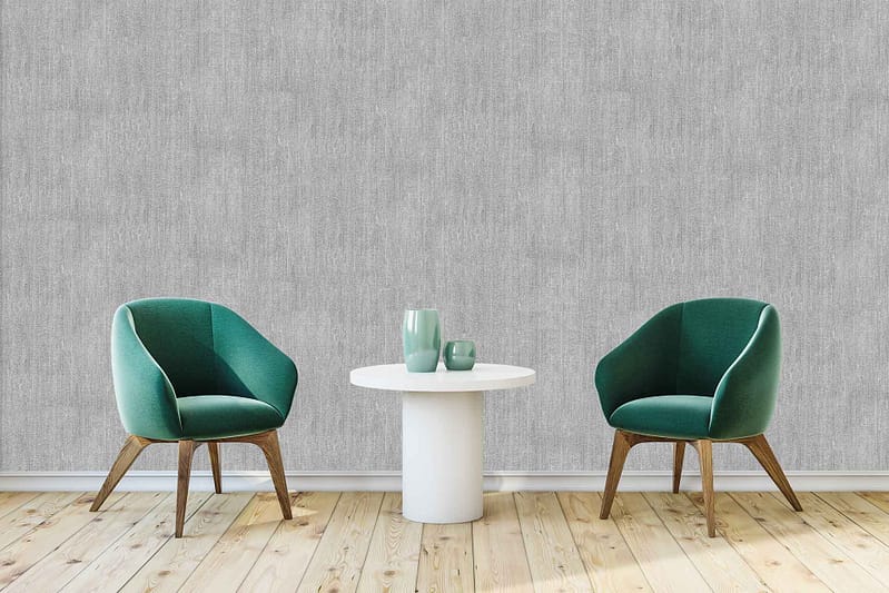 The wallpaper features a gray textured design.