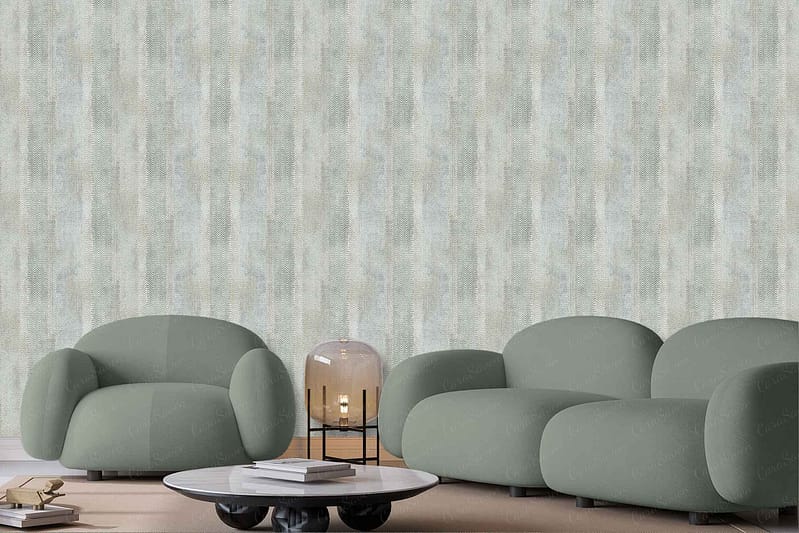 The wallpaper features a subtle vertical striped pattern.