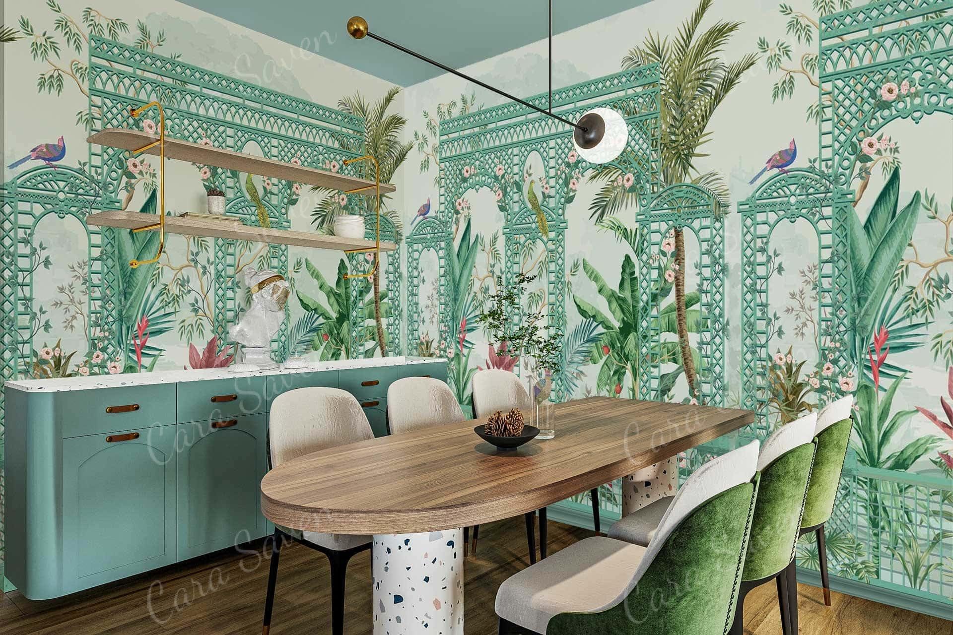 Trellis Place - Cara Saven Wall Design